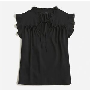 NWT Jcrew ruffle sleeve top size XS
